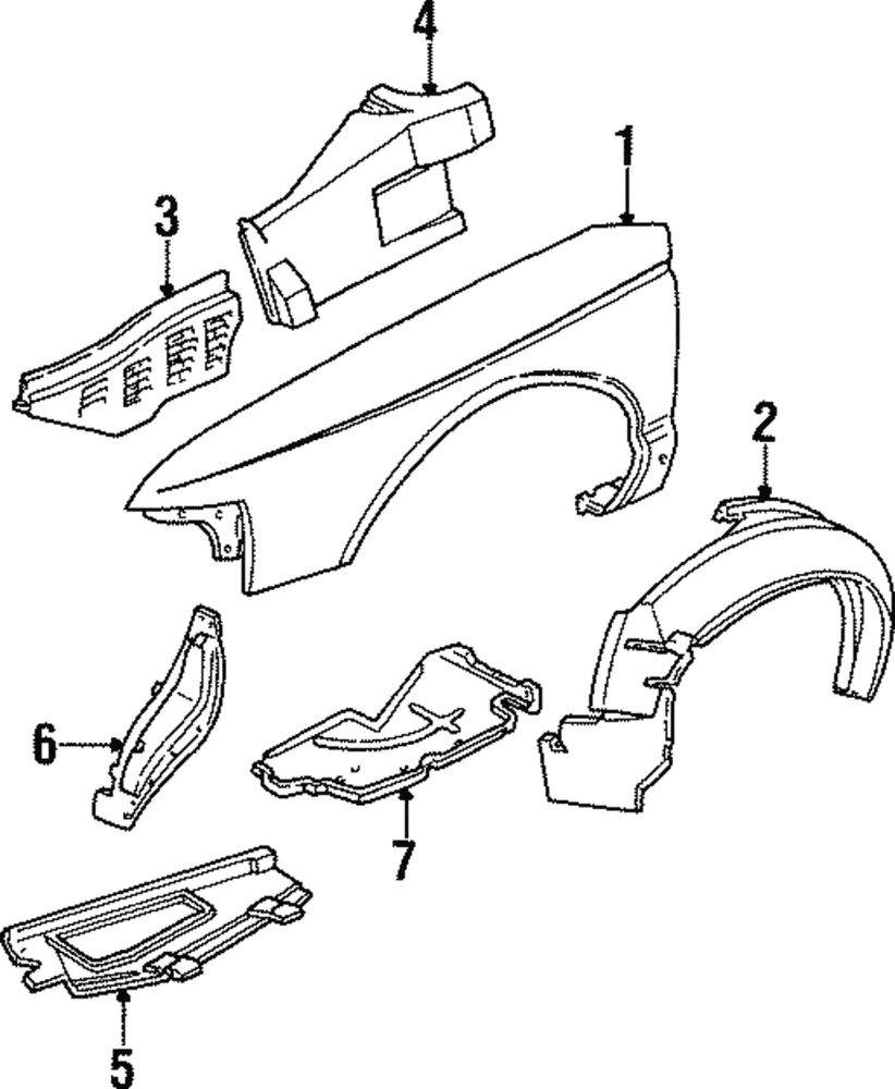 Genuine GM Liner Assembly-F/Fdr 10282924