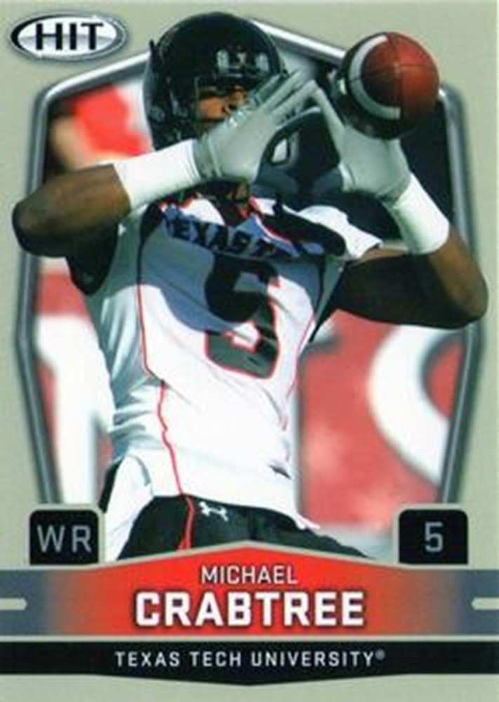 2009 SAGE HIT #5B Michael Crabtree RC Texas Tech Red Raiders San Francisco 49ers