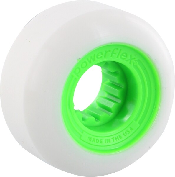 POWERFLEX GUMBALL 52mm 83b WHT/LIME Wheesl Set