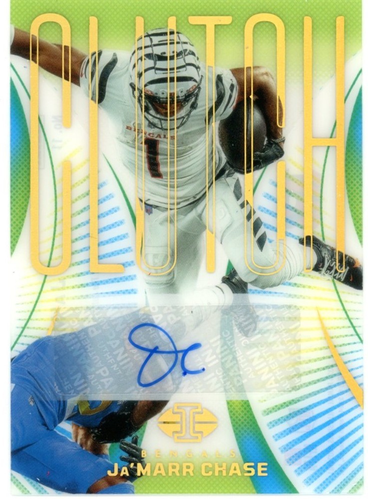 2024 Panini Illusions #11 Jamarr Chase Clutch Auto /99 Bengals