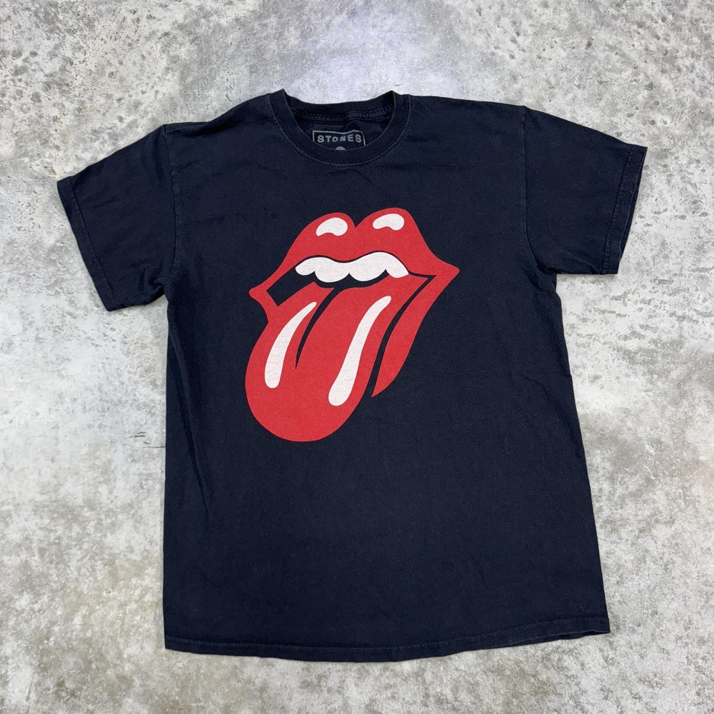 Rolling Stones Shirt Mens Medium Black 2019 Tour Band Rock Music Graphic Tee