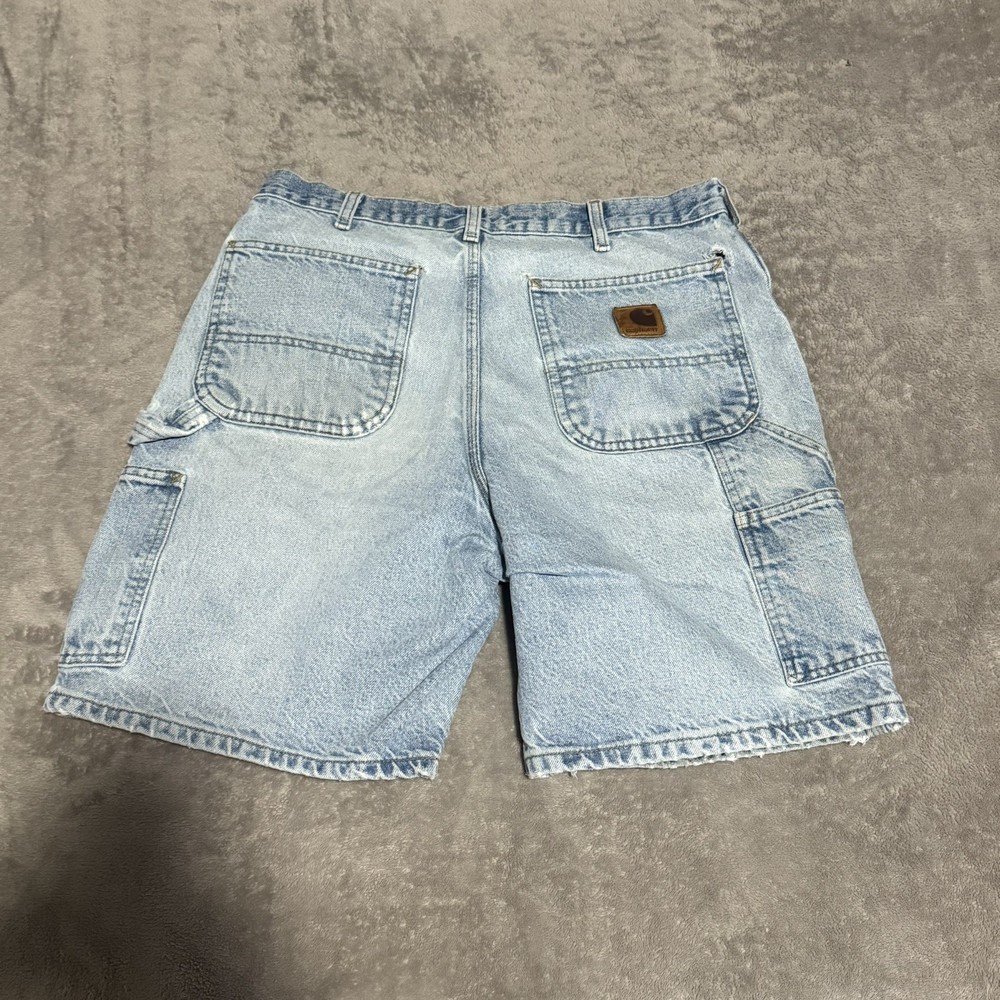 Vintage Carhartt Denim Jean Shorts Size 34