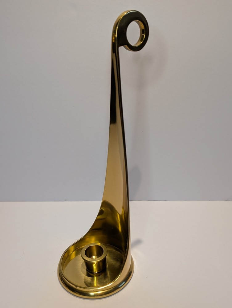 Partylite Hampton Brass Single Candle Holder