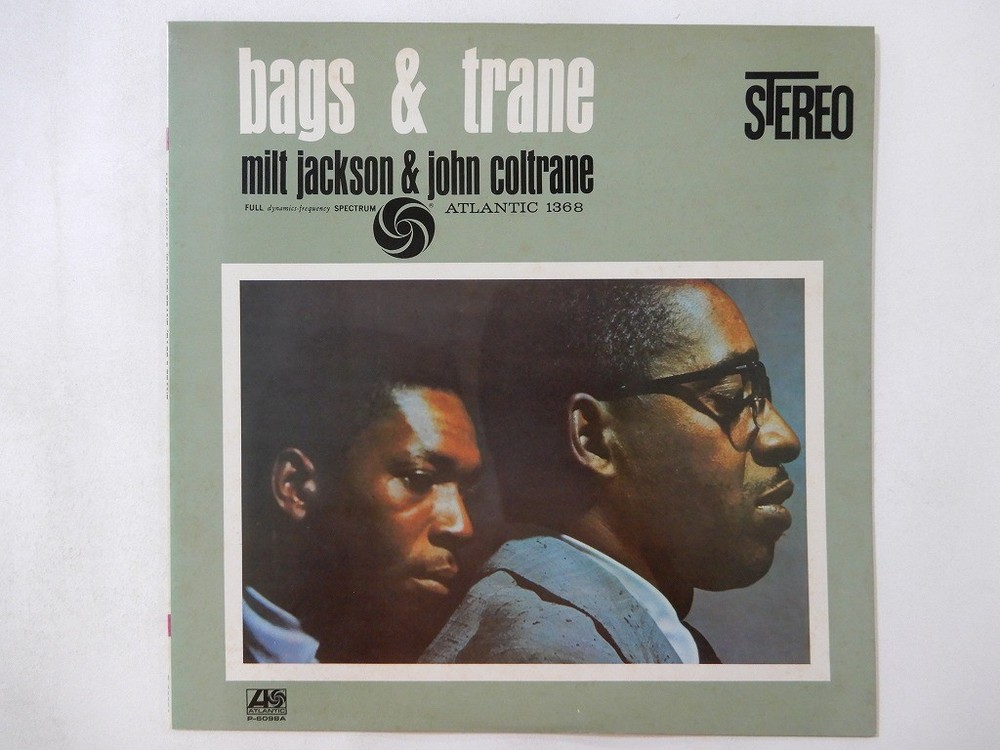 Milt Jackson & John Coltrane Bags & Trane Atlantic P-6098A Japan  VINYL LP