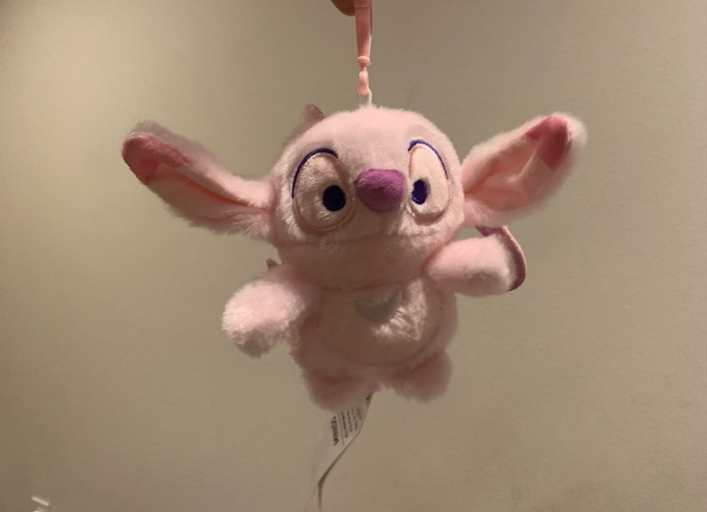 Disney MINICO Lilo & Stitch Stitch Angel Mini Plush Clip-On KeyChain Collectible