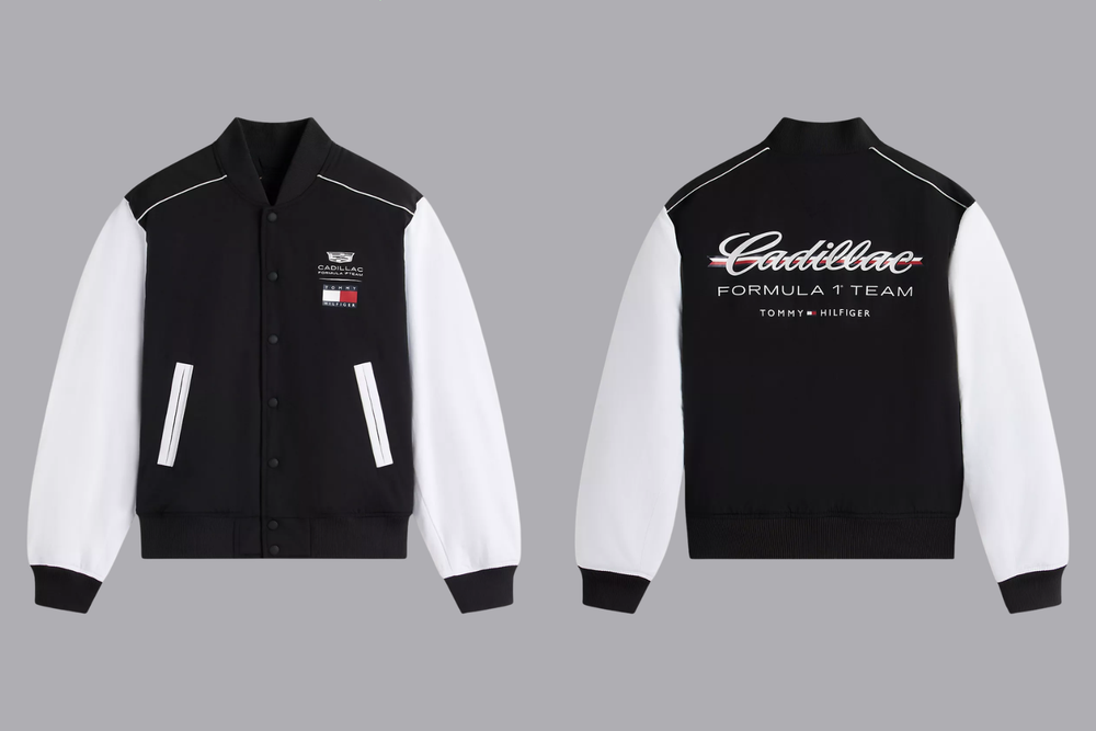 New!! 2026 Tommy x Cadillac1 F1 Team Remake Bomber Jacket All Size