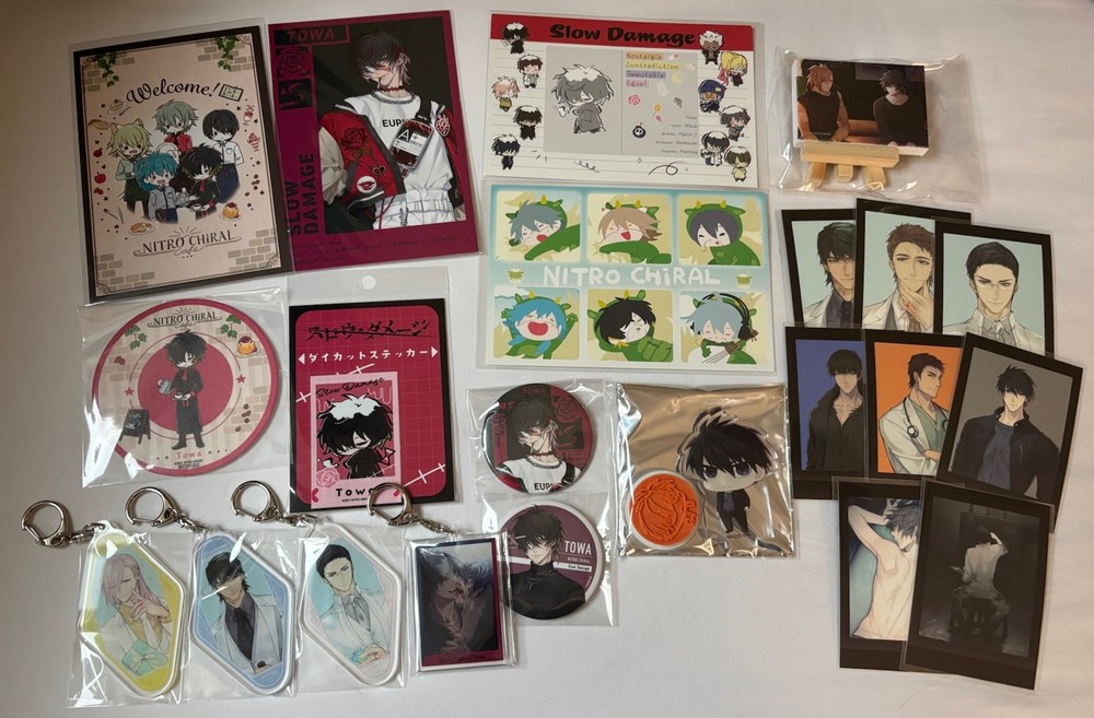 Nitro+CHiRAL Towa, Rei, Madarame, Taku Set of 22 Slow Damage