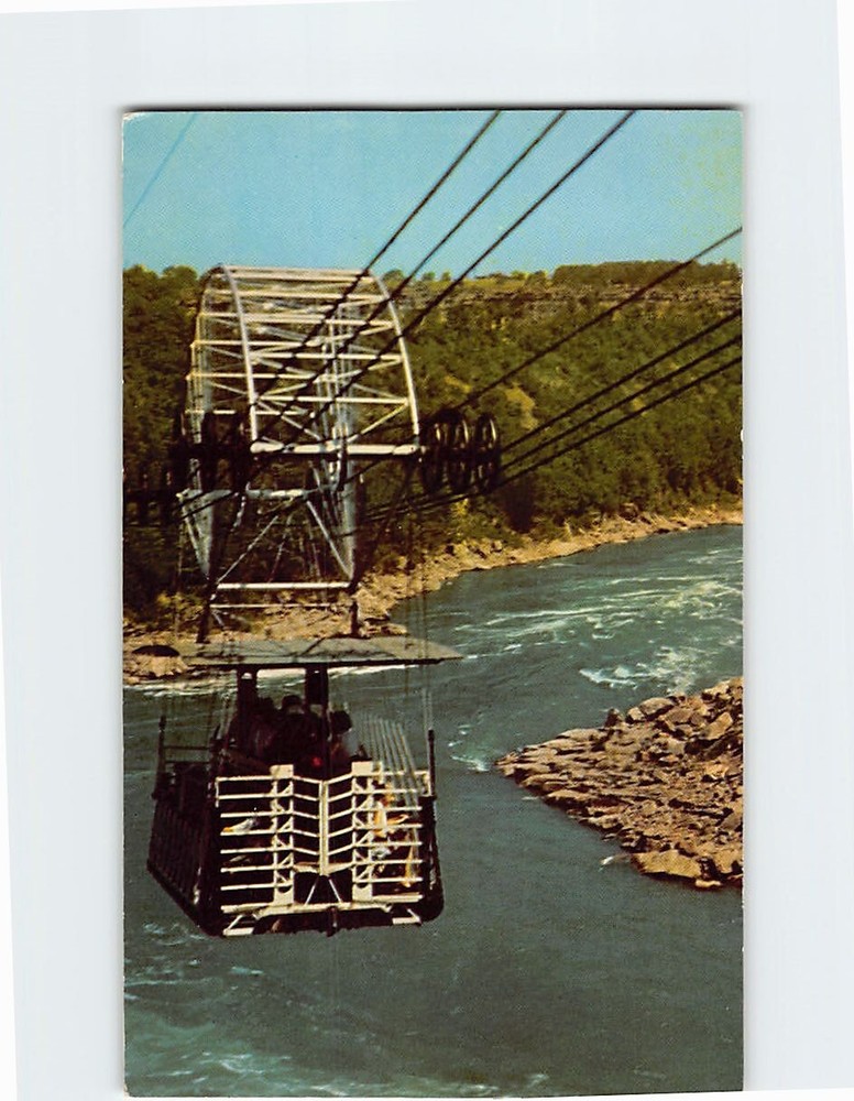 Postcard Spanish Aerocar Over The Whirlpool Niagara Falls Canada