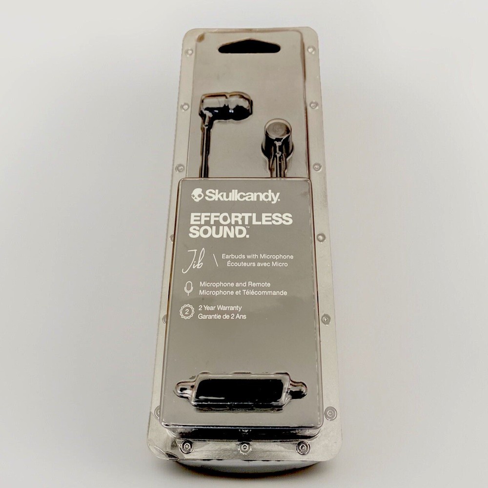 MA1-Skullcandy Jib Earbuds Black Wired with Microphone