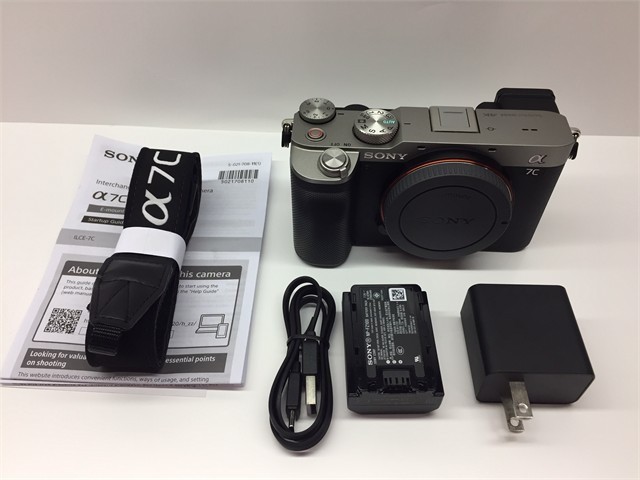 Sony Alpha 7C a7C 24.2MP Full-Frame Mirrorless Camera - Silver (ILCE7C/S)