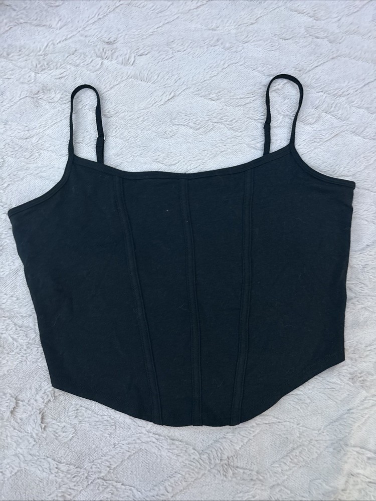 Hollister Must- Have Collection Black Tank Top Size Large