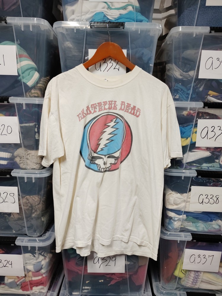 2008 Grateful Dead Stealie Shirt Size Xl Blue Anvil Fair Condtion A346