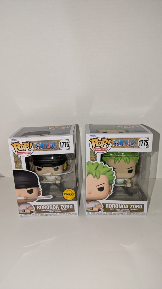 Funko Pop One Piece Roronoa Zoro Exclusive Swords Bundle Common Chase #1775