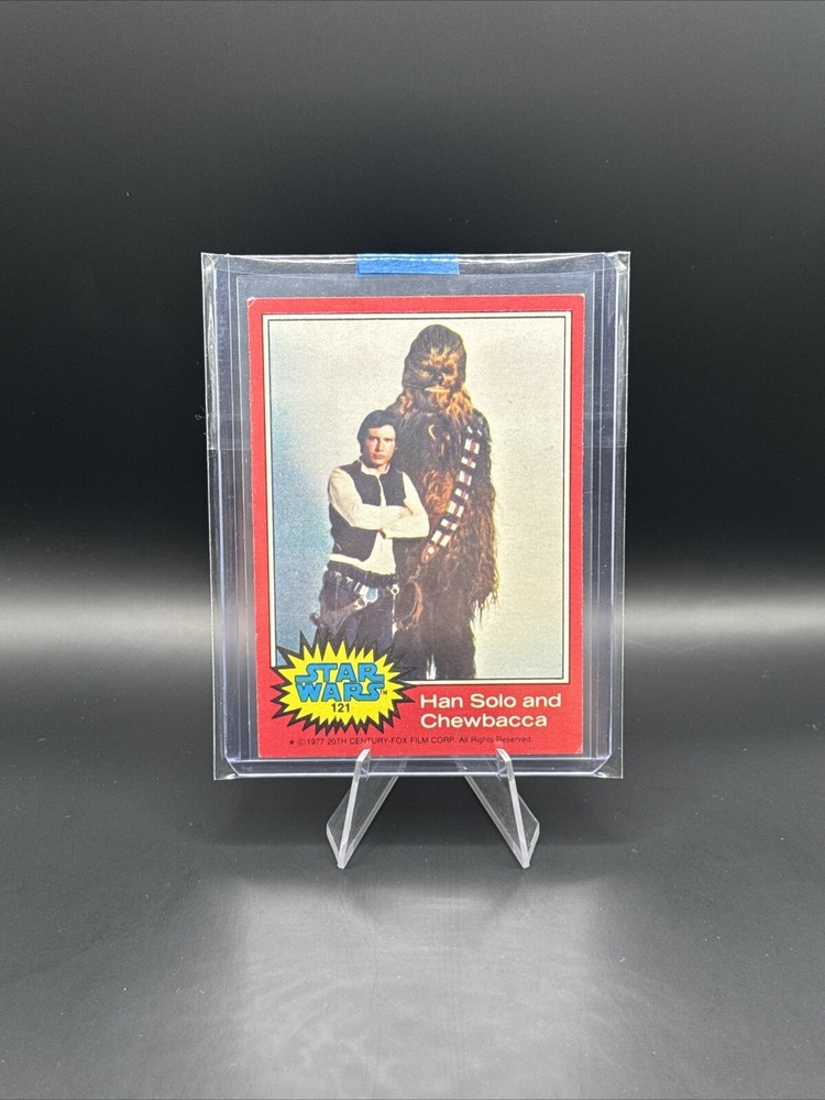 1977 Topps Star Wars #121 Han Solo and Chewbacca