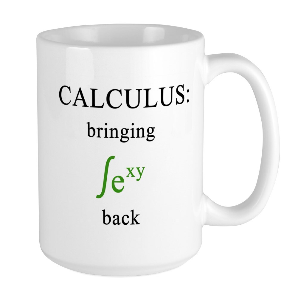 CafePress Calculus Coffee Mug, Large 15 oz. White Coffee Cup (489566370)
