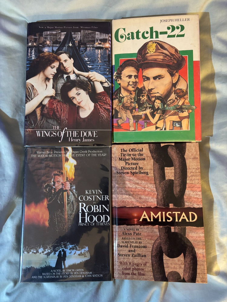4 Book Club Movie Tie Ins 3 with DJs Amistad-Catch-22, Wings of the Dove