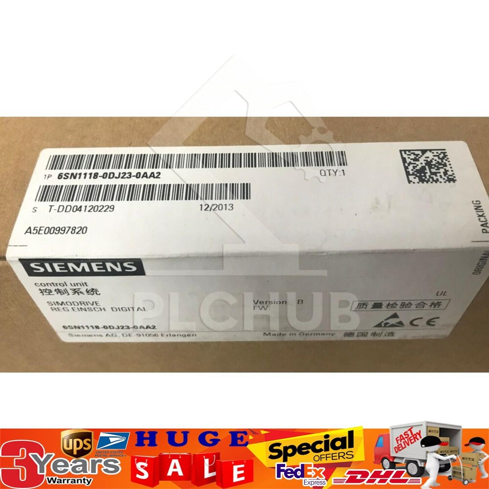 New Siemens 6SN1118-0DJ23-0AA2 6SN11180DJ230AA2 SIMODRIVE 611 DIGITAL CONTROL