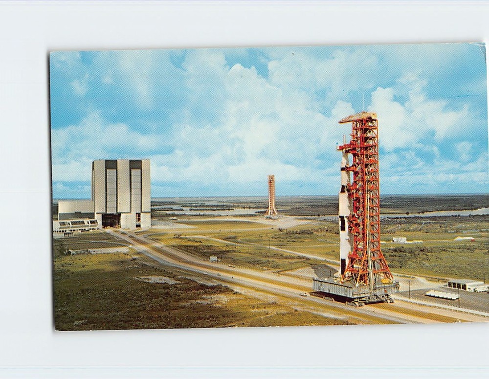 Postcard Apollo 4 First Space Vehicle John F. Kennedy Space Center NASA Florida