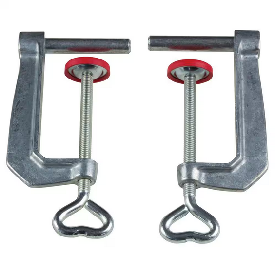 2-Pack Heavy-Duty 2-1/4 Inch Table Clamps for Woodworking Hold Down