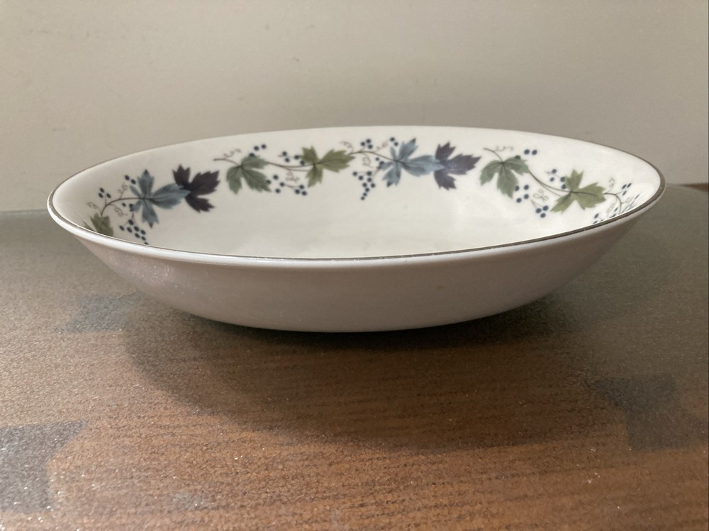 ROYAL DOULTON English China BURGUNDY - Oval Vegetable Serving Bowl