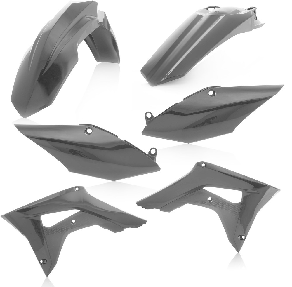Black Plastic Kit Acerbis 2630690001 For 17-20 Honda CRF450R & 18-21 CRF250R