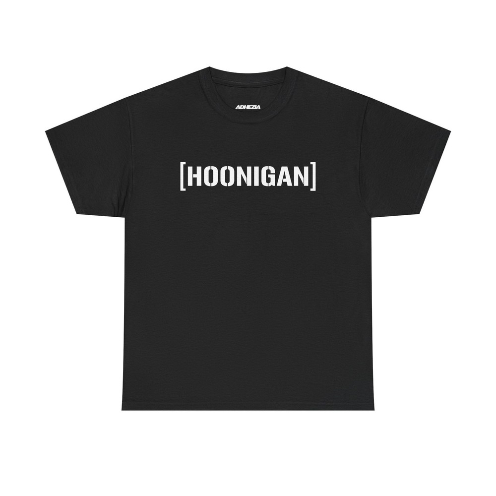 Hoonigan Unisex Heavy Cotton Tee – Funny Casual Graphic Shirt for Everyday Style