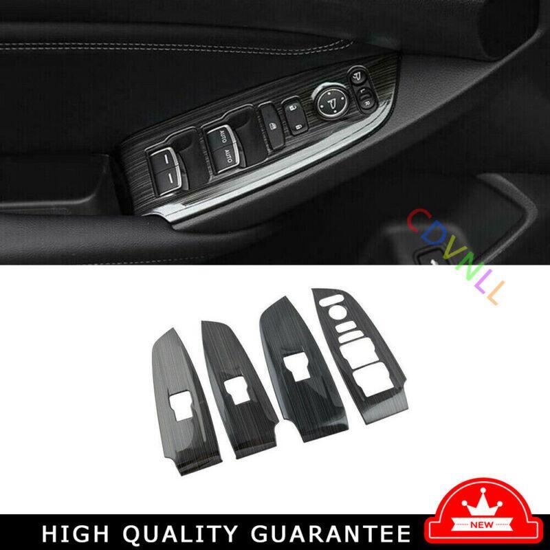 Window Lift Panel Switch Cover Trim For Honda Accord 10th 18-2022 Black Titaniu