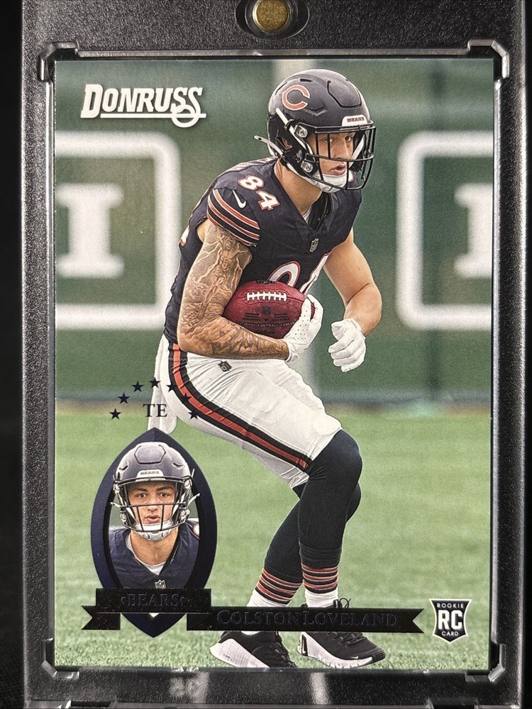 2025 Donruss Colston Loveland Retro 1995 RC Rookie #18 Bears