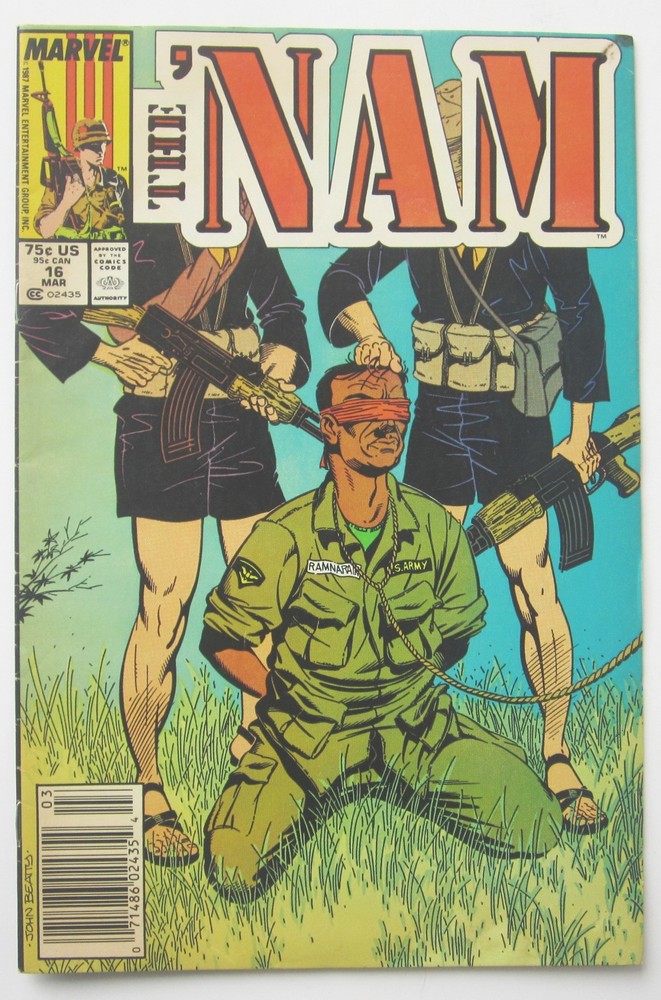 The Nam #16 Comic Book March 1988 Very Fine- 5.0 Vietnam War Comics Marvel 1980s