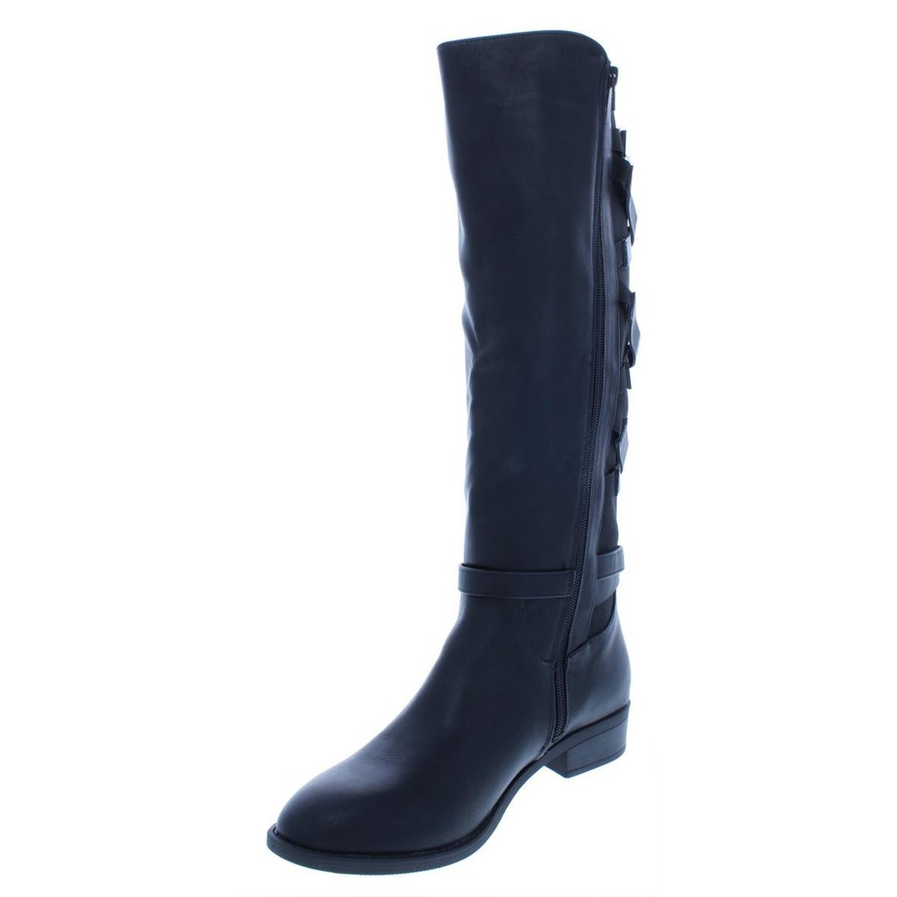 Thalia Sodi Womens Veronika Black Riding Boots Shoes 5 Medium (B,M)  3533