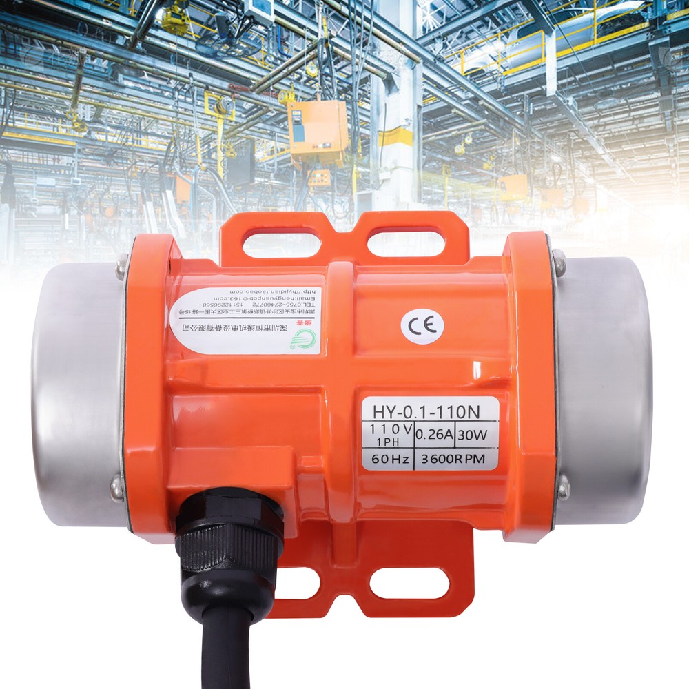 3600RPM AC Electric Vibration Motor Single-phase Small Vibrating Motor 30W 60HZ