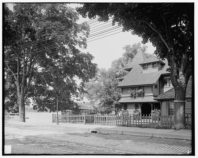 Vesper Boat Club,organizations,Lowell,Massachusetts,MA,Detroit Publishing,c1908