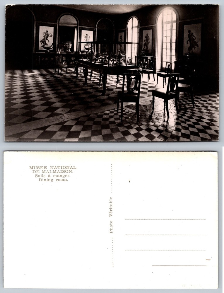 Musee National De Malmaison Dining Room Postcard