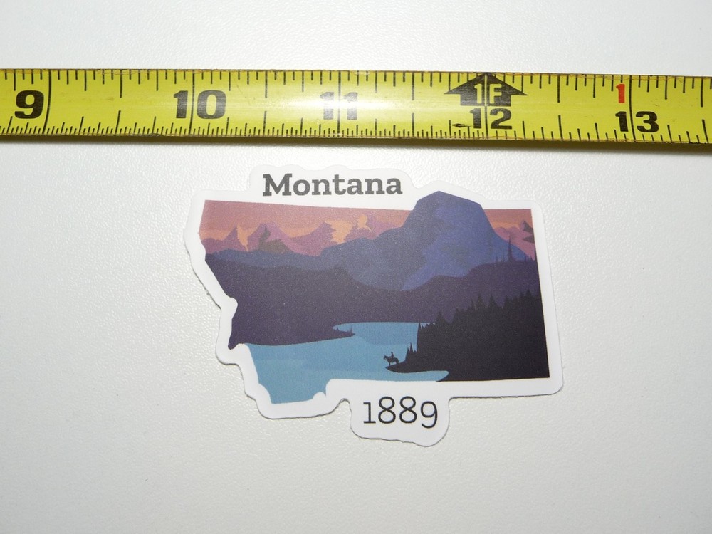 Montana State Pride Birth Travel Vacation Trip USA America