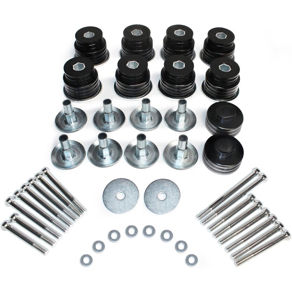 KF04058BK Body Cab Mount Bushings Kit for Ford F250 F350 Super Duty 1999-2007