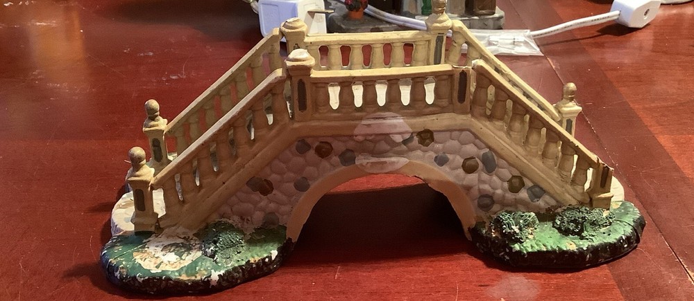LEMAX Park Foot Bridge Table Accent 63567 Christmas Village 2006 No Box-image