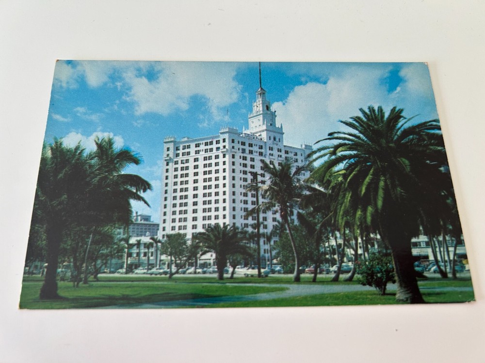 Hotel Everglades Miami Florida Postcard