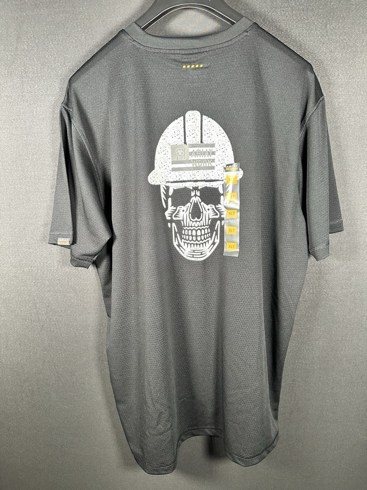 Ariat Rebar Fighter Roughneck SS T Shirt Mens Size XL Tall Brand New With Tags