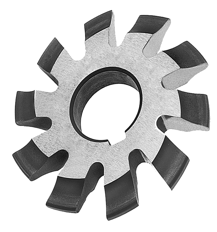 14.5° HSS Involute Gear Cutter #7 for 2-1/2 Diametral Pitch by MDX