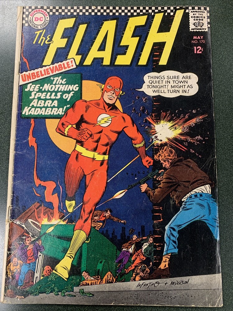 Flash #170 (DC, 1967) Abra Kadabra Appearance Carmine Infantino GD-image