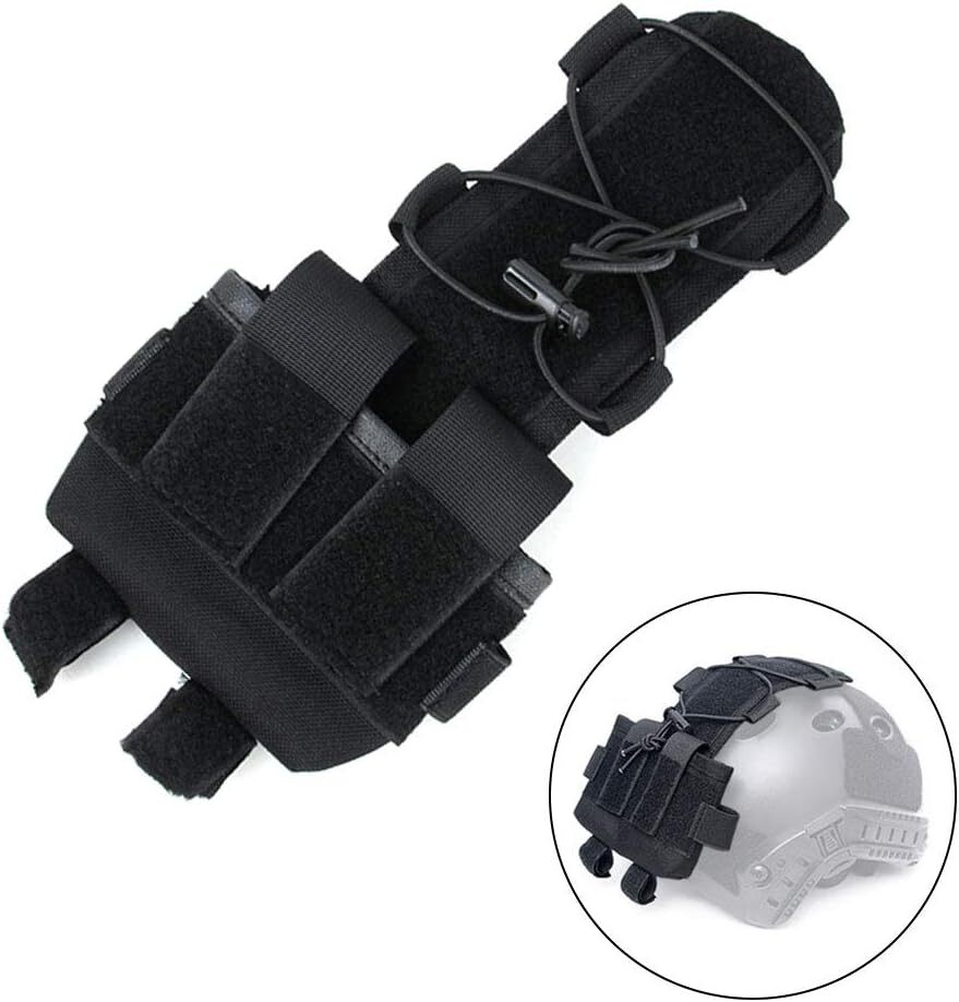 Tactical Helmet Counterweight Pouch MK2 Helmet Battery Pack Removable Gear Pouch