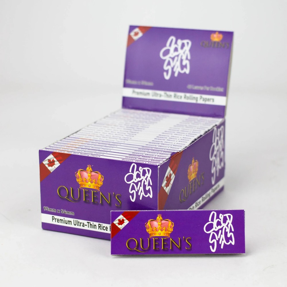 Acid Secs | Ultra thin rice Queen's Rolling Papers-image