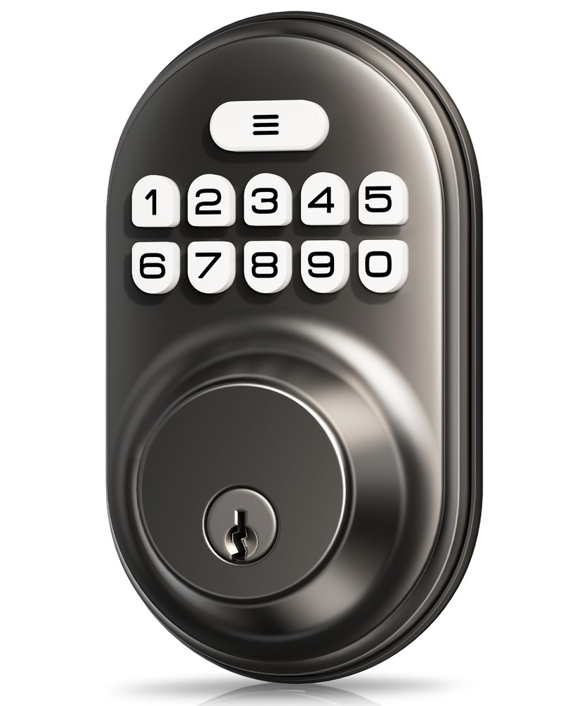 Smart Keyless Entry Deadbolt Lock with Keypad & Auto-Lock Feature