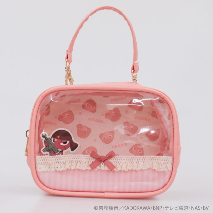 Keroro Gunso Sgt. Frog Giroro Clear Display Pouch Case Bag Japan Limited