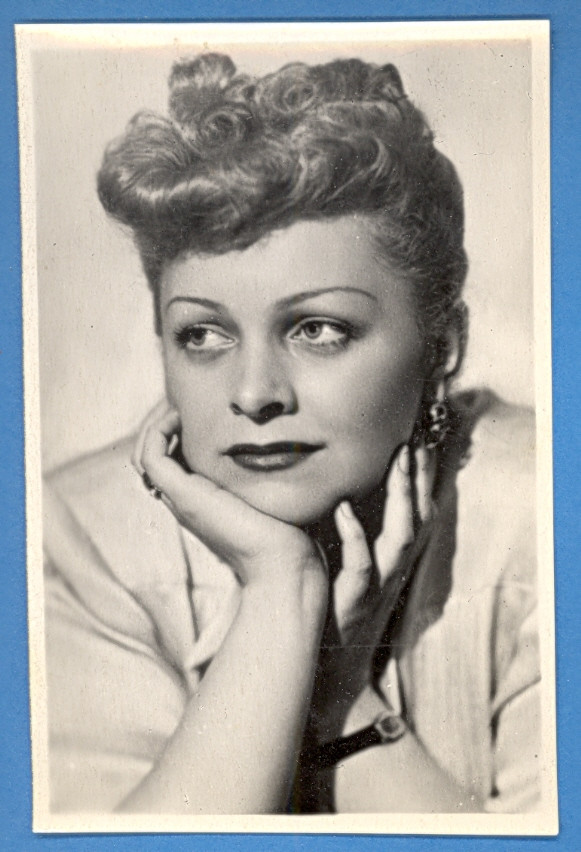 Russia Famous Actor Beautiful Woman Vintage Photo Pc.690