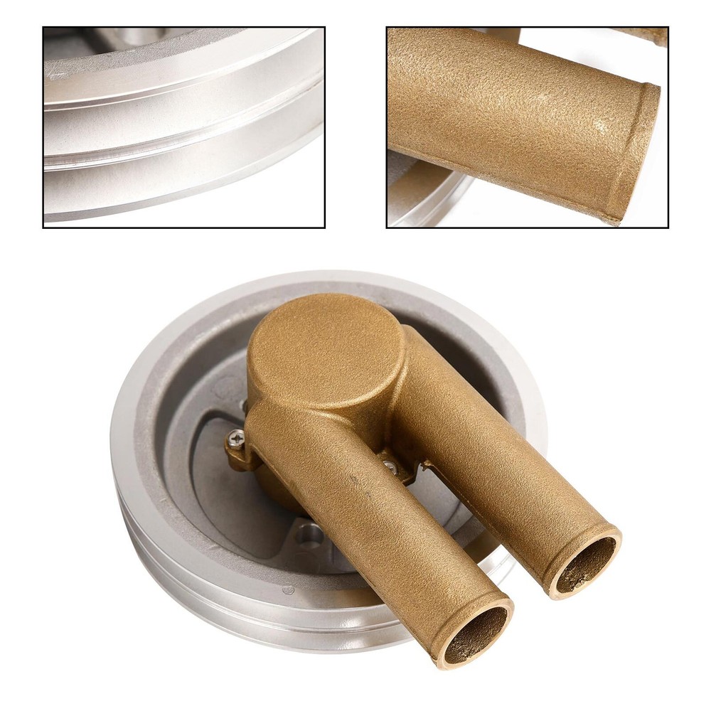 Volvo Penta 4.3 V1 Raw Sea Water Pump with 5.0-5.7 V-Belts 21214596 3858229