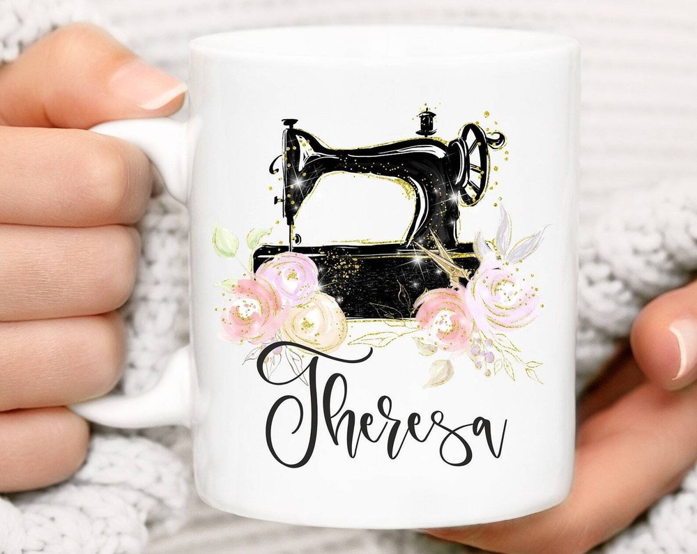Custom Name Sewing Mug Personalized Sewing Gift Custom Mug Gift