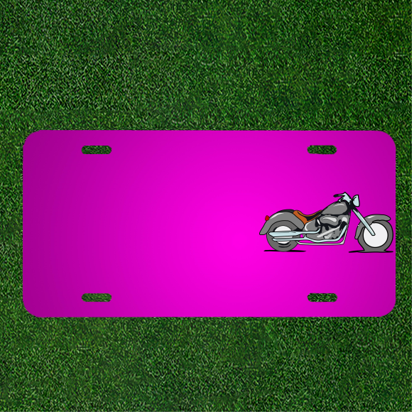 Create a Custom Personalized Car or Motorcycle License Plate with Fast Sport Design and Add Your Own Names for a Unique Look