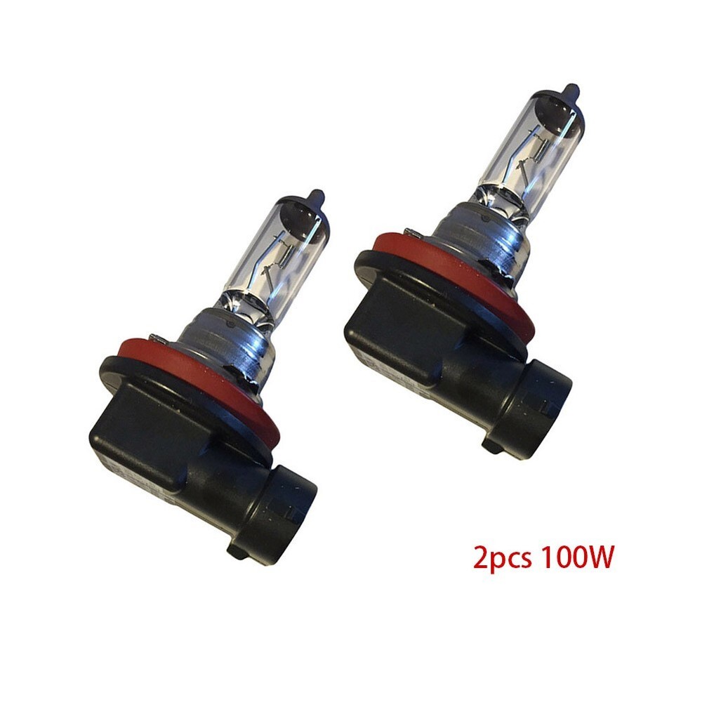 New Arrival H11 12V 100W Super White Halogen Bulbs for Car Headlights Set of 2