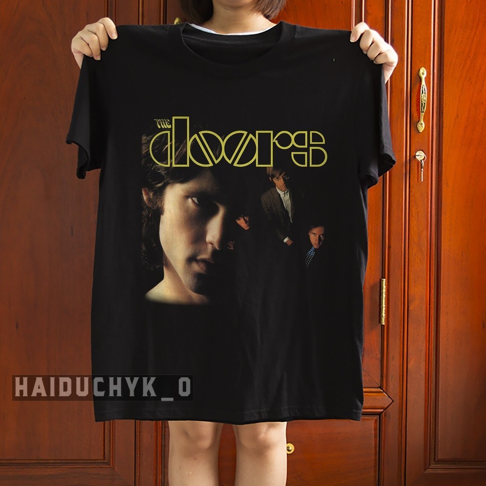 The Doors Album Retro Unisex Black T-shirt Size S-5XL